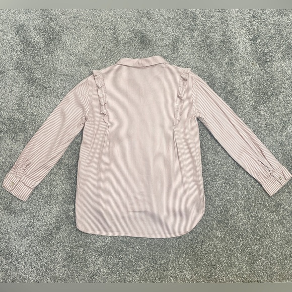 Mayoral Girls Striped Button Up Blouse - Picture 6 of 10